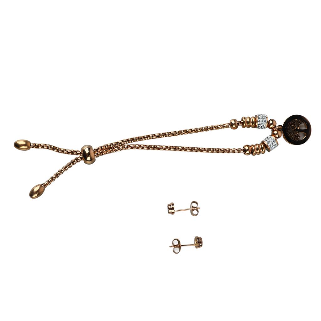 Life Tree Bracelet Rose Golden Women Delicate Jewelry Family Tree Bracelet for Men Women