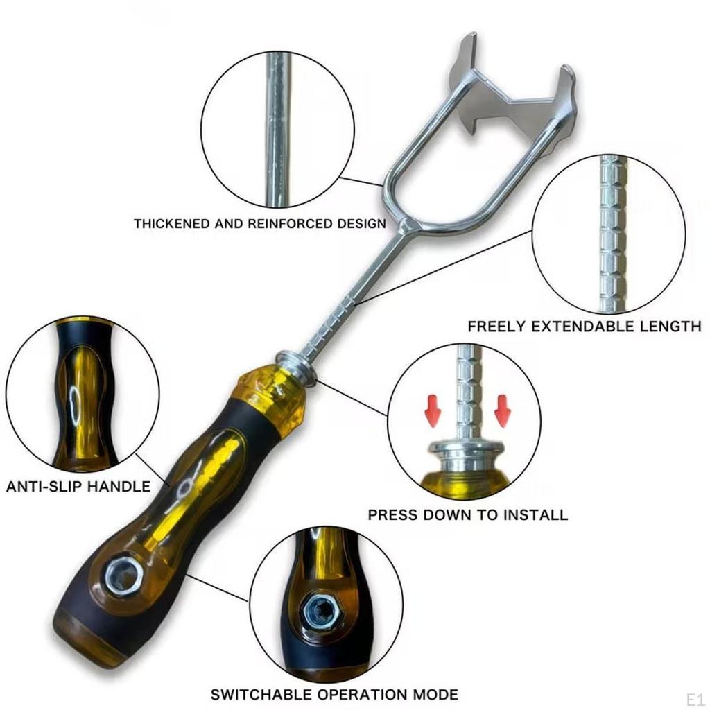 Sink Wrench Under Faucet Comfortable Handle Wear Resistant Plumbers Tool Universal for