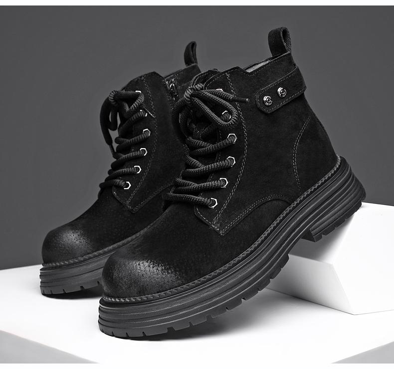 Men's Boots Outdoor Locomotive Martin Boots Thick-soled Height Boots