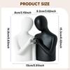Abstract Couple Statue Desktop Ornament Art Porcelain Table Centerpiece Heart Gesture Figurine Lover