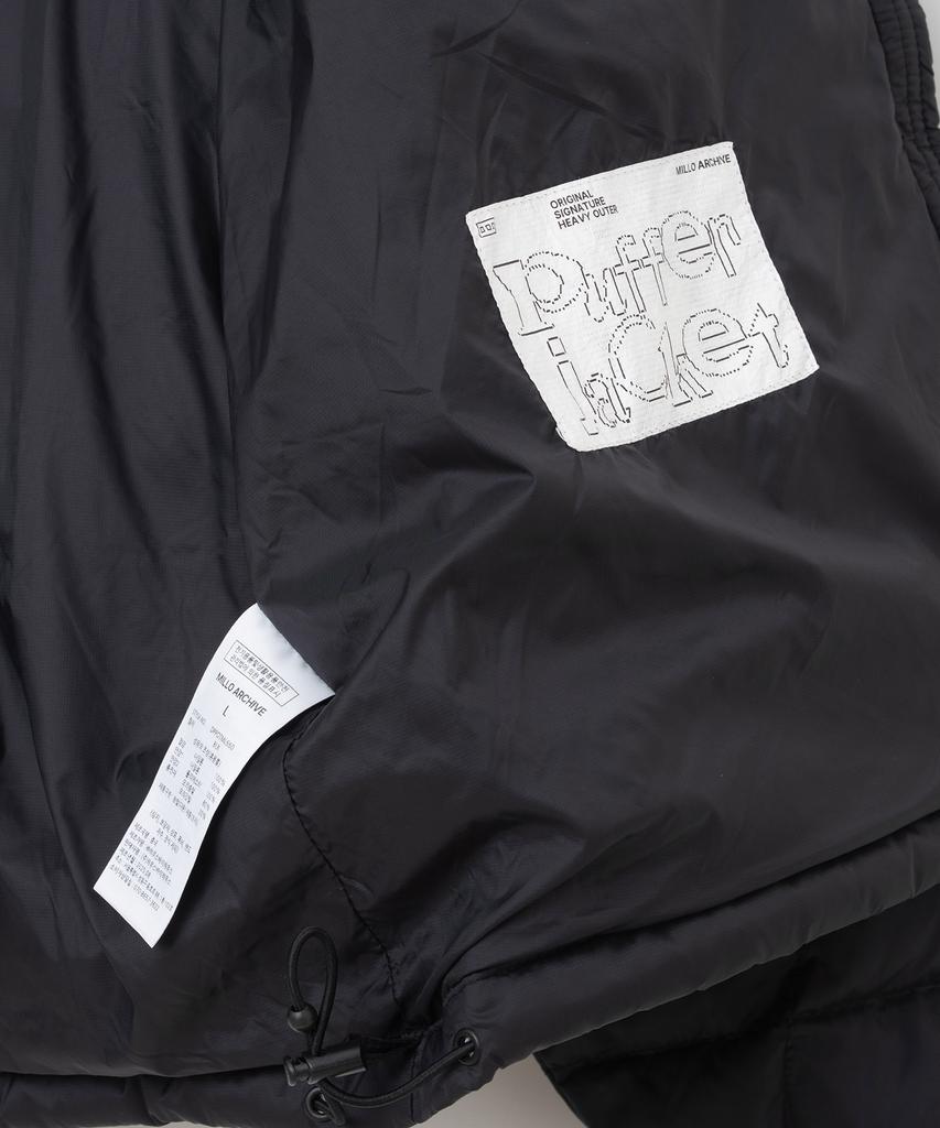 Millo Archive Descend Line Light Puffer Jacket [Black]