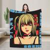Death Note Manga Anime TV Show Poste Blanket Soft Street Trend Plush Throw Blanket For Bedroom Flannel Bedspread Bed Cover