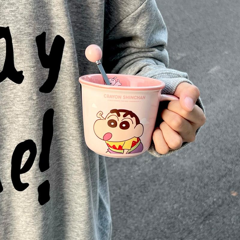 Birthday Gifts for Boys and Girls Crayon Small New Scale Cup Cute Couple Ceramic Mug Girlfriend Souvenir