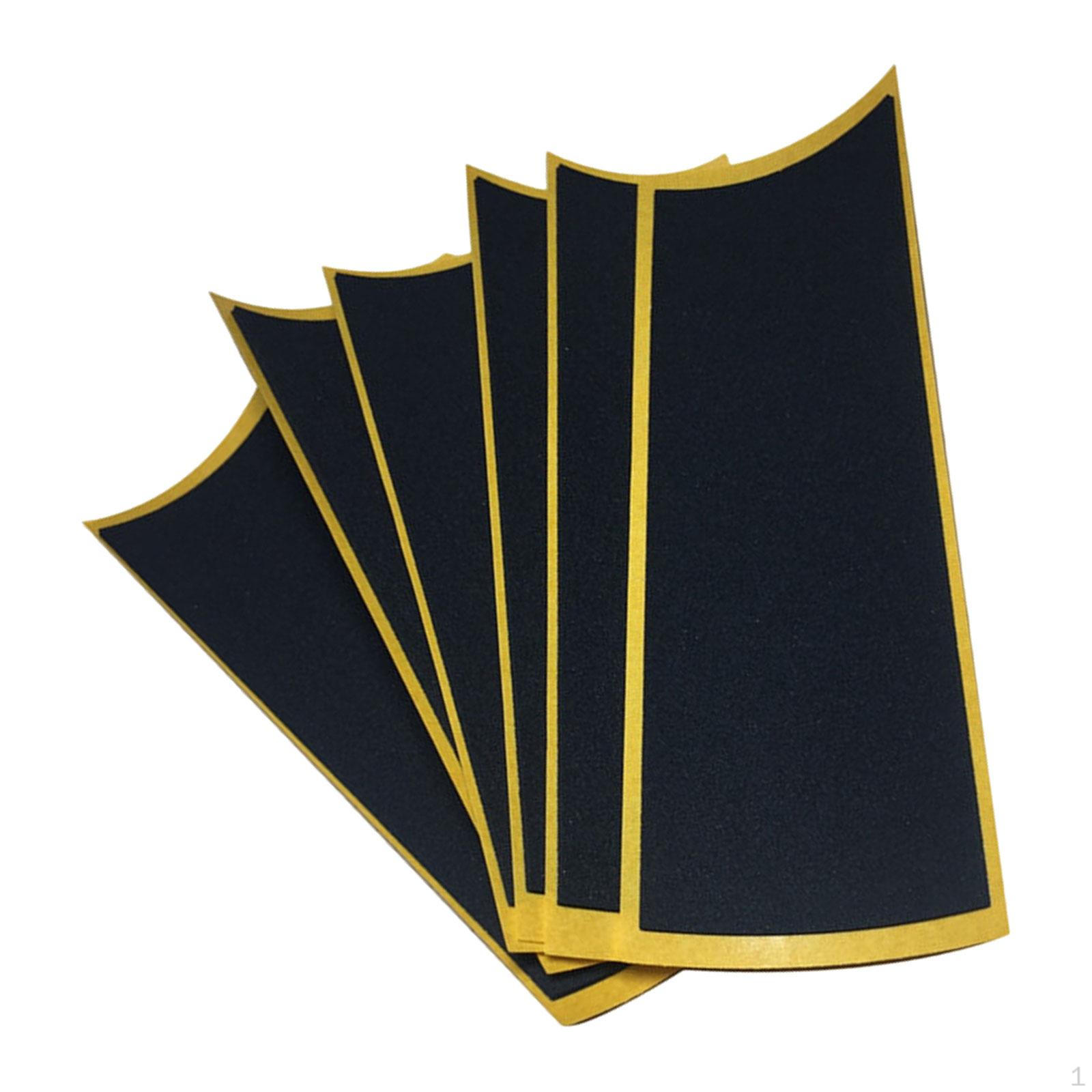 

Набор из 6 штук шкурки для фингерскейтов для мини-досок Yellow Black