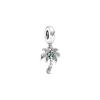 Palm Tree And Coconut Charm Pendant Women Pendant Silver 799438C01