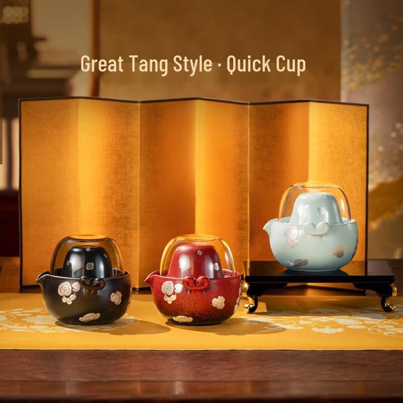 Wanqiantang Shaanxi History Museum Ceramic Travel Tea Set