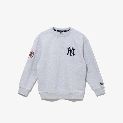 New Era Sweat Heather Gray New York Yankees Team Logo