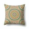 Home Decor Geometric Texture Mandala Polyester Pillow Case Core-free