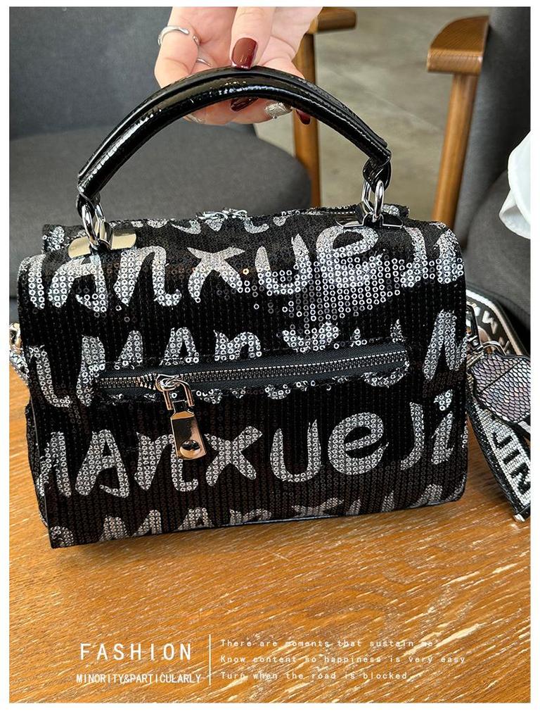 2025 Women's Sequin Versatile Fashion Crossbody Handbag - Casual High-End Style