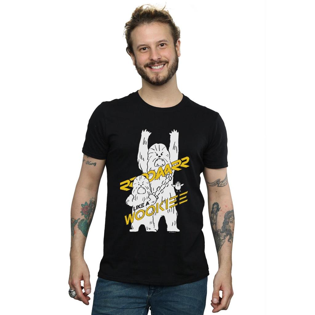 Star Wars Mens Roar Like A Wookiee T-Shirt
