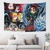 Demon Slayer Cutecore Tapestry Room Decoration Home Decoration Tapestry Decor Accessories Cute Room Decor