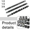 1/3pcs Socket Rack Holder Socket Storage Rack Socket Organizer Tray 350mm Socket Rail 1/4 3/8 1/2in For Storing Loose Socket