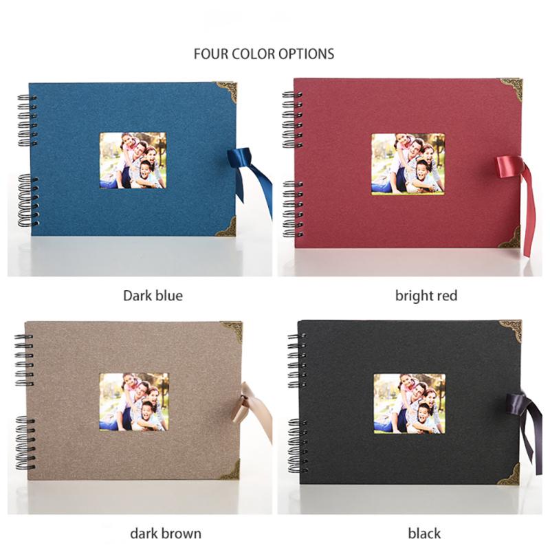 Álbum de Fotos Artesanal DIY com Janela Impermeável Multifuncional Álbum de Coleção Presente Ideal