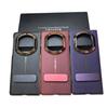 Applicable To Huawei MateX1 Mobile Phone Case, New Plain Leather Electroplated XTs Three-fold Rotating Bracket X1 Anti-drop Case