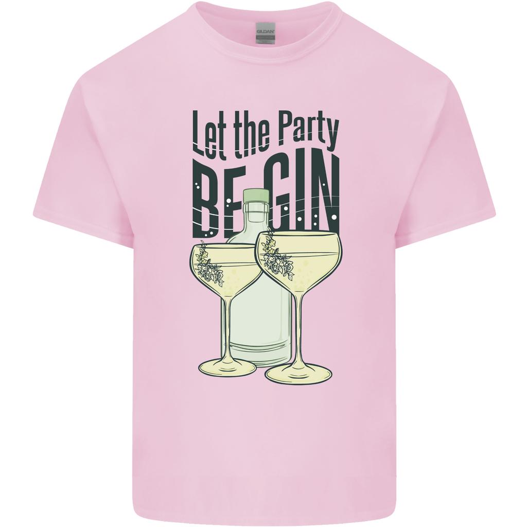Let the Party be Gin Funny Alcohol Unisexs Light Cotton TShirt