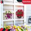 Balcony Flowerpot For Balustrade With Terrace Holder Anthracite 15 Cm 6 Pcs