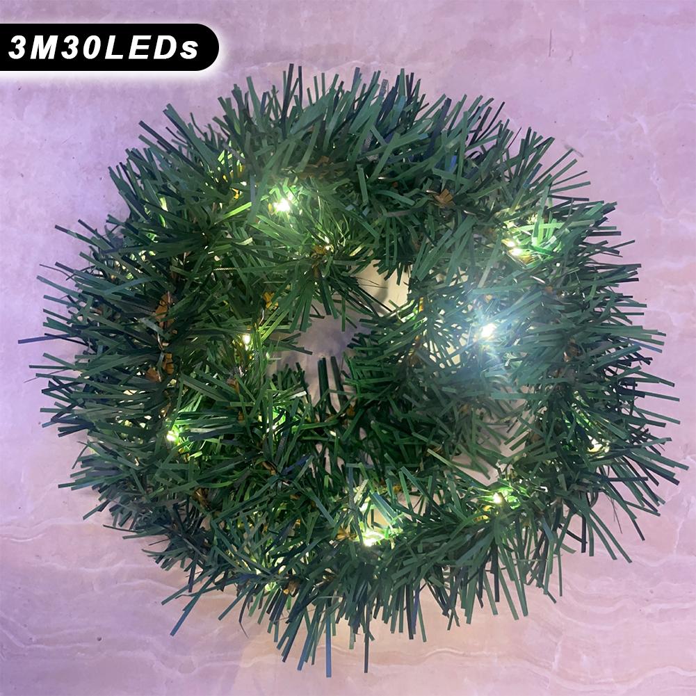 2/3/5m Christmas Leaves LED Light Wall Decoration String Lights Battery-powered Version Wedding Holiday Party Xmas Decor Lights