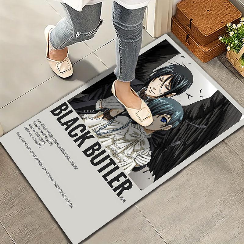 Black Butler Carpet Rug For Living Room Bedroom Home Sofa Decoration Kids Play Nonslip Floor Mat