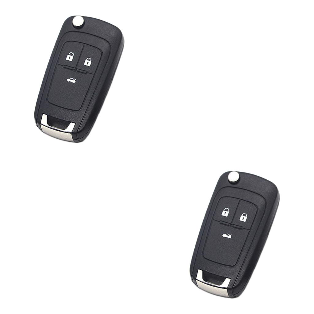 3 Button Flip Key Shell for Opel for Vauxhall for Chevrolet for Buick