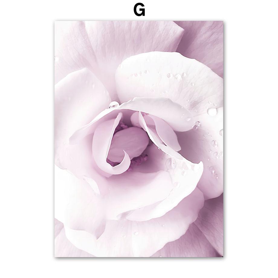 Purple Sea Beach Birds Reed Flower Landscape Wall Art Canvas Painting Posters And Prints Hotel Bar Picture for Living Room Decor