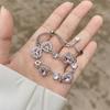 Pink Heart Zircon Adjustable Pull Bracelet Light Luxury Niche Fashion Jewelry For Women