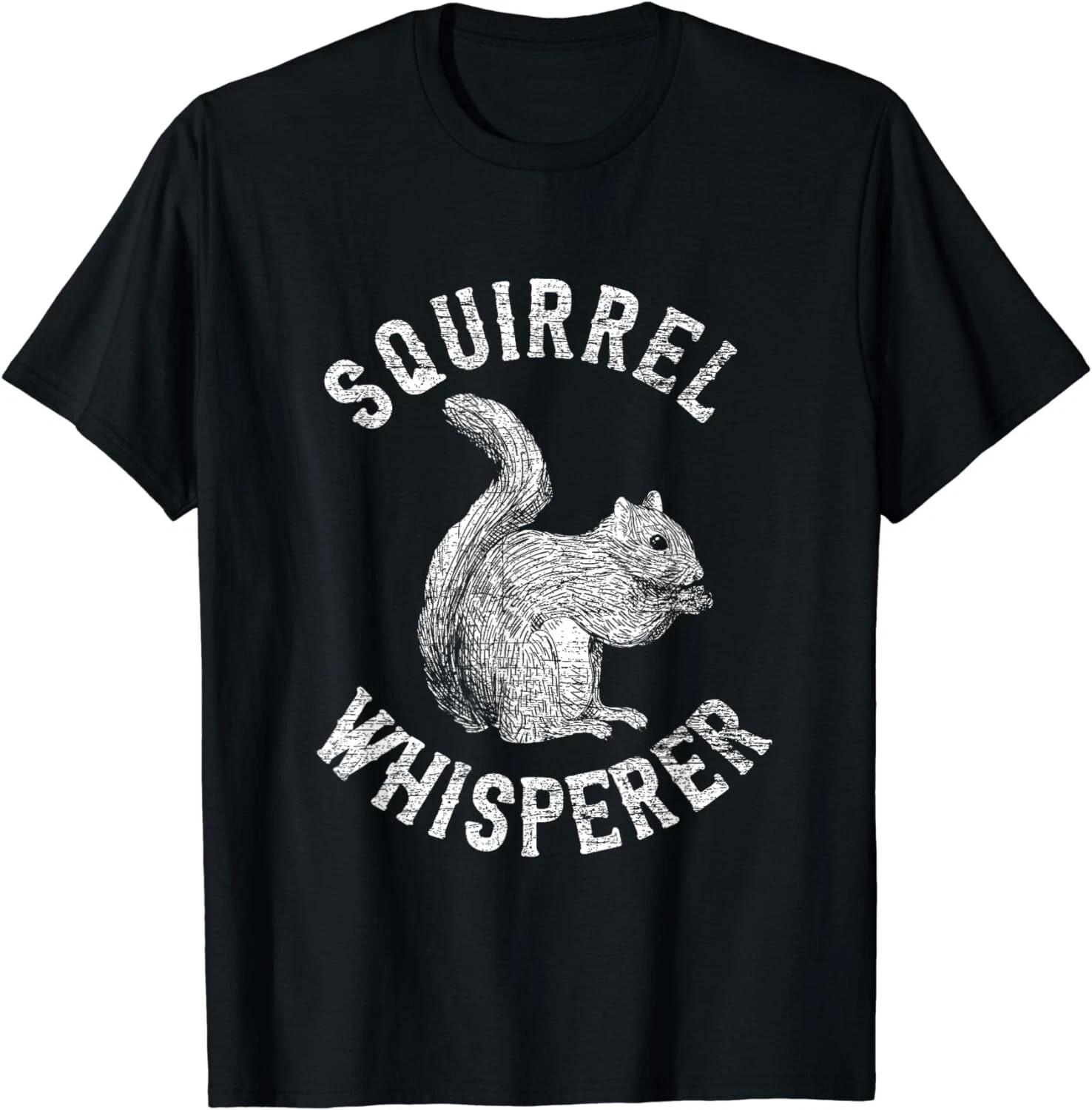 Vintage Squirrel Lover Squirrel Whisperer Gift Unisex T-Shirt M