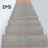 Non-Slip Stair Mat Self-adhesive Strong Adhesion Easy Installation No Cutting Reusable Embossing Stair Floor Mat Washable Dorm Home Stair Rug