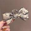 Summer Butterfly Bow Hair Clip For Women With Fabric Style For Casual Daily Use