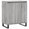 Sideboard Gray Sonoma 60x35x70 Cm Particleboard