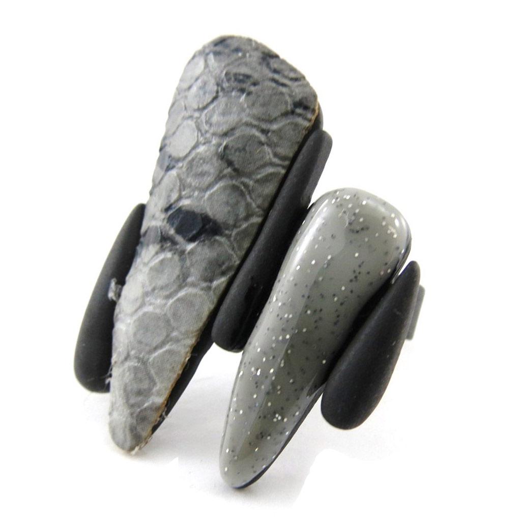 NOA [J1925] - Grey 'Safari' Designer Ring
