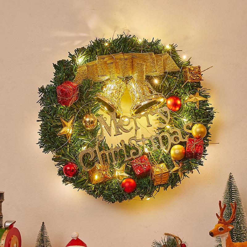 Christmas Door Wreath & Holiday Ornament for Festive Decor