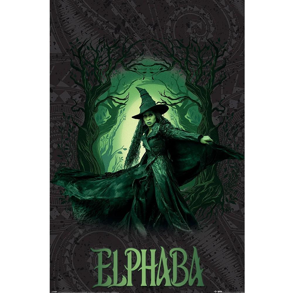 Wicked 2 Glow Elphaba Poster