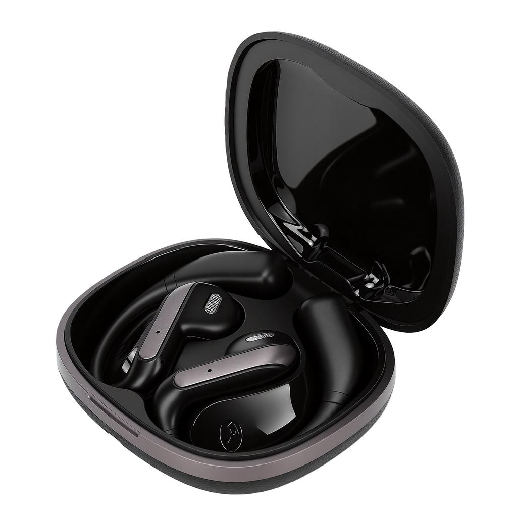 AI Real Time Translation Earbuds 164 Languages Bluetooth 5.4 Translation Earphones for Travel Business Black