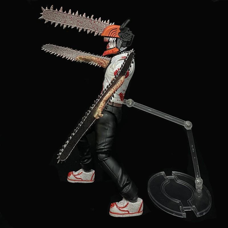 26CM Anime Chainsaw Man Denji Figur Samurai Schwert Action Figur Modell Spielzeug Geschenk Sammlung Power Chainsaw Man Figur PVC