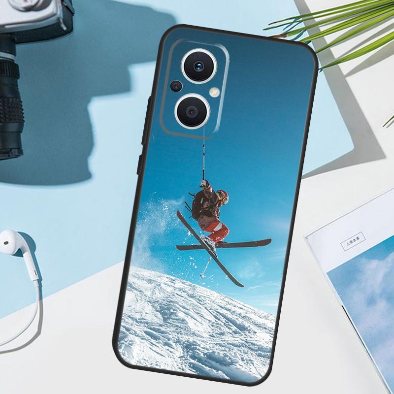

Ski Neige Snowboard Cover For OPPO Reno 7 8 Lite 10 12 13 14 Pro 11 F 12F 13F 14F OPPO Find X8 X5 X6 X9 Pro Case OPPO Find X5