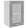 VidaXL Vitrine suspendue "Lyon" Gris Sonoma 40 x 31 x 60 cm Bois d'ingénierie 826346