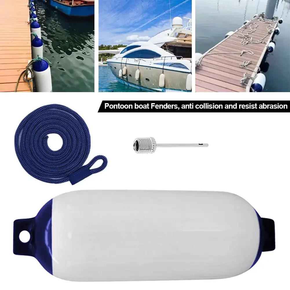 50x14cm Boat Inflatable Bumper Marine for Fender Boat Yacht Anchor Use To Bass Boats Sport Inflatable Boat Fender 11x40cm