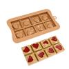 Silicone Baking Molds Cocoa Pods/Heart/Puzzle Chocolate Molds Food Safe Baking Equipment For Kitchen Accessories