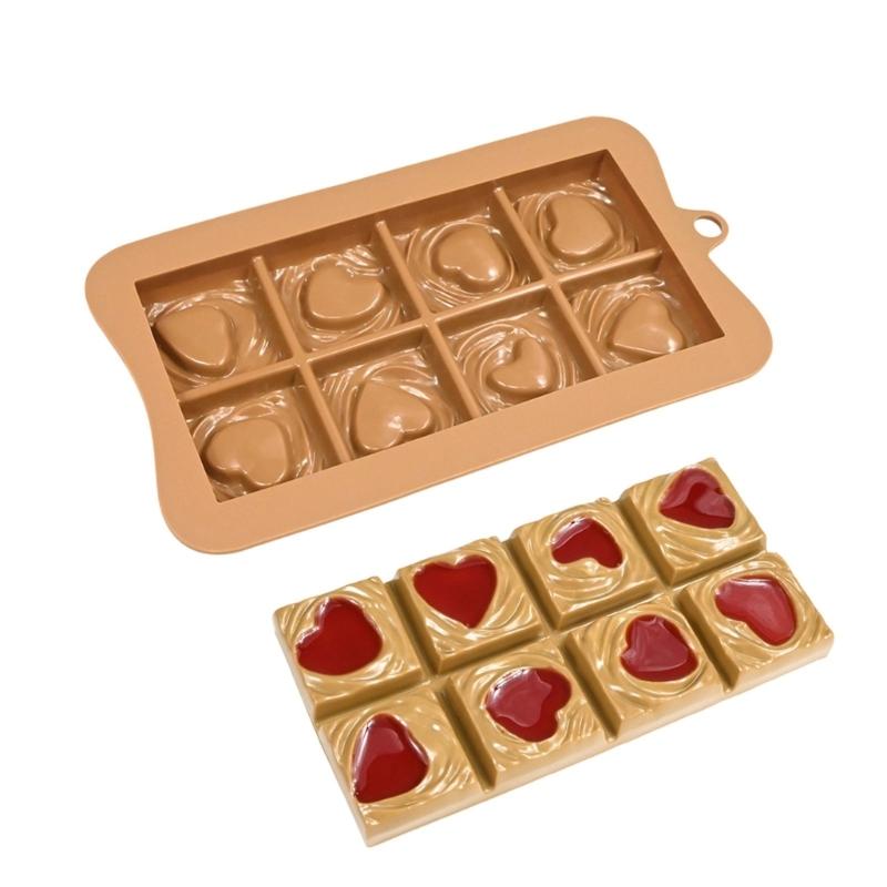 Silicone Baking Molds Cocoa Pods/Heart/Puzzle Chocolate Molds Food Safe Baking Equipment For Kitchen Accessories