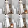 Spring 2025 Lace Bodycon Dress With Long Sleeves For Plus Size Women