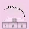 1pc Birds Branches Metal Wall Art Nature Inspired Home Decor Housewarming Birthday Valentine Family Gift