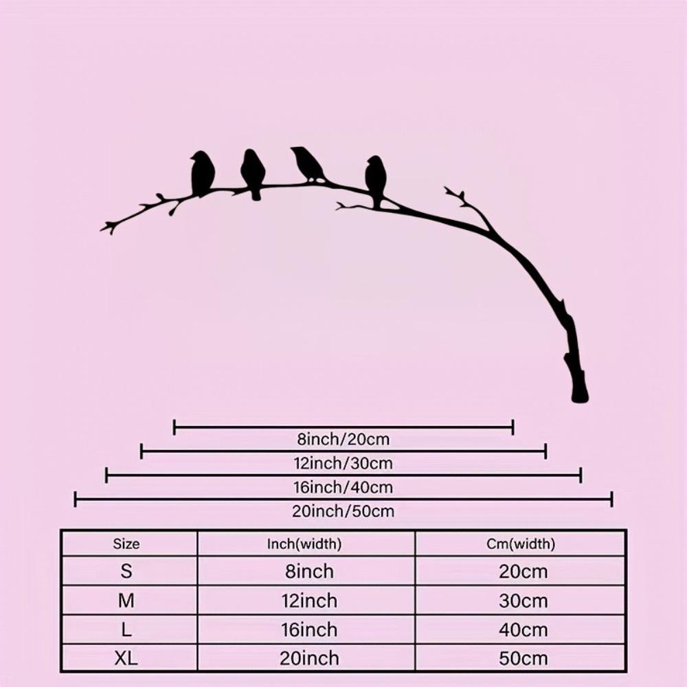 1pc Birds Branches Metal Wall Art Nature Inspired Home Decor Housewarming Birthday Valentine Family Gift