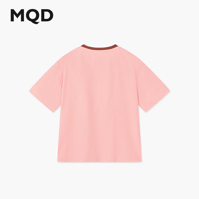 MQD Girls  Cartoon Short Sleeve T-shirt 130cm