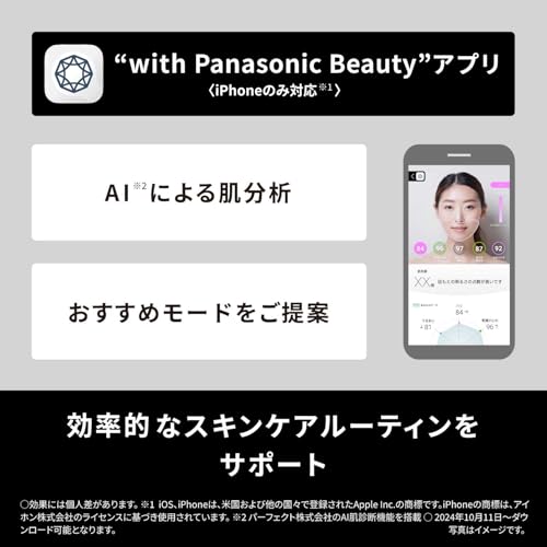Panasonic Facial Beauty Device Vitalift RF 9 roles in 1 Aging Care Equipped with high output RF, EMS, and ions EH-SR85-K