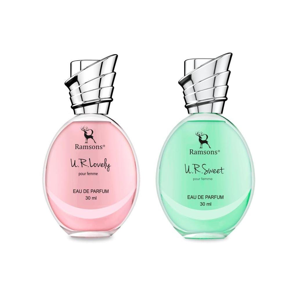 Ramsons - U R LOVELY & U R SWEET Eau De Parfum Combo Pack | 30 ML x 2 |
