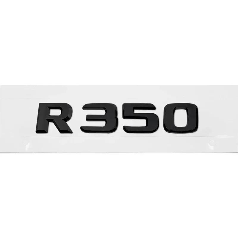 ABS Car Rear Sticker Alphabet Trunk Badge Decal Exterior for Mercedes Benz R63 R300 R320 R350 R500 R Class 3D Emblem Accessories