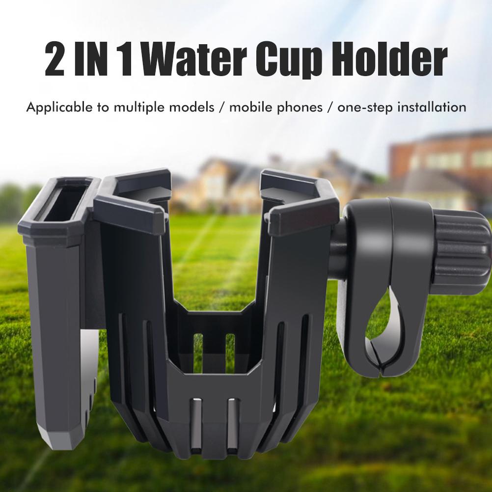 Uchwyt na kubek rowerowy 2 w 1 Uchwyt na kubek na kierownicę roweru z uchwytem na telefon Uchwyt na napoje piwo na motocykl