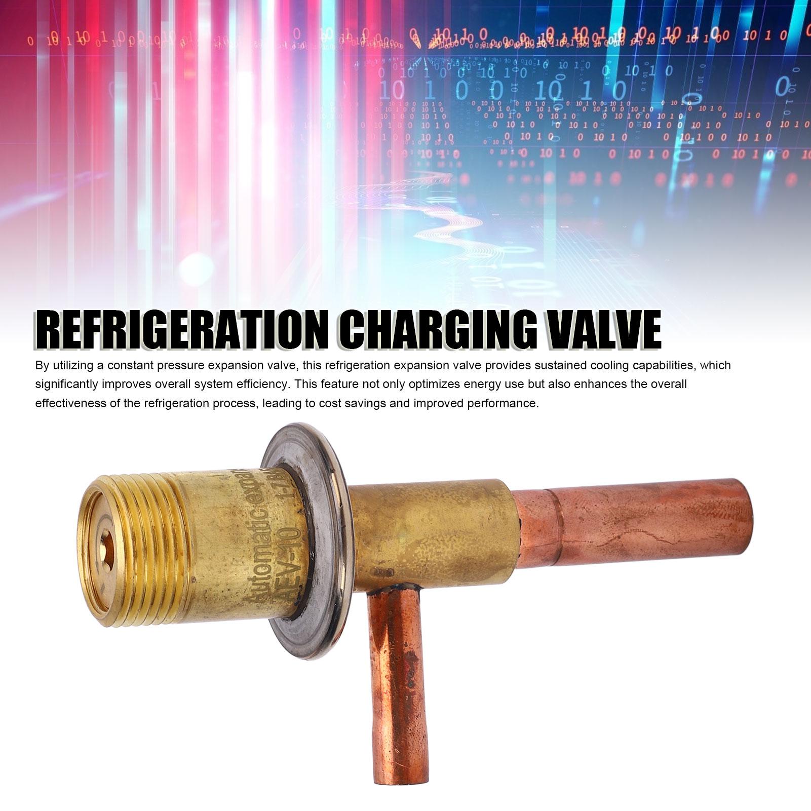 

Refrigeration Expansion Valve Refrigeration Charging Valve Multifunctional Stable Evaporation Pressure Control for Repairing LEFOO