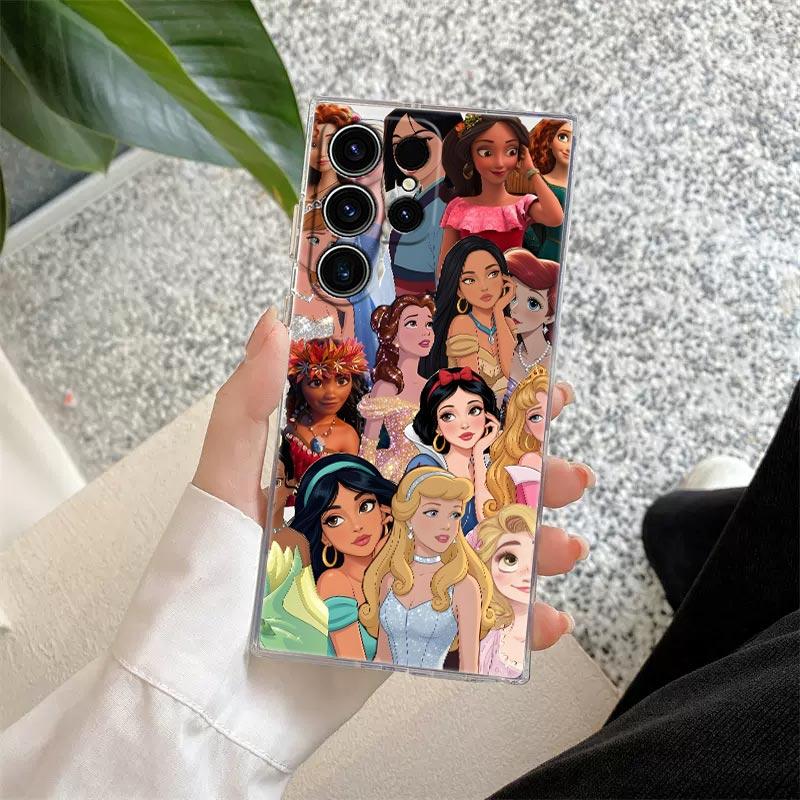 Elsa Anna Frozen Prinzessin Disney Transparente Hülle Für Samsung Galaxy S26 S25 Ultra S24 S22 S26 Plus S20 S23 S21 S25 FE 5G Hülle