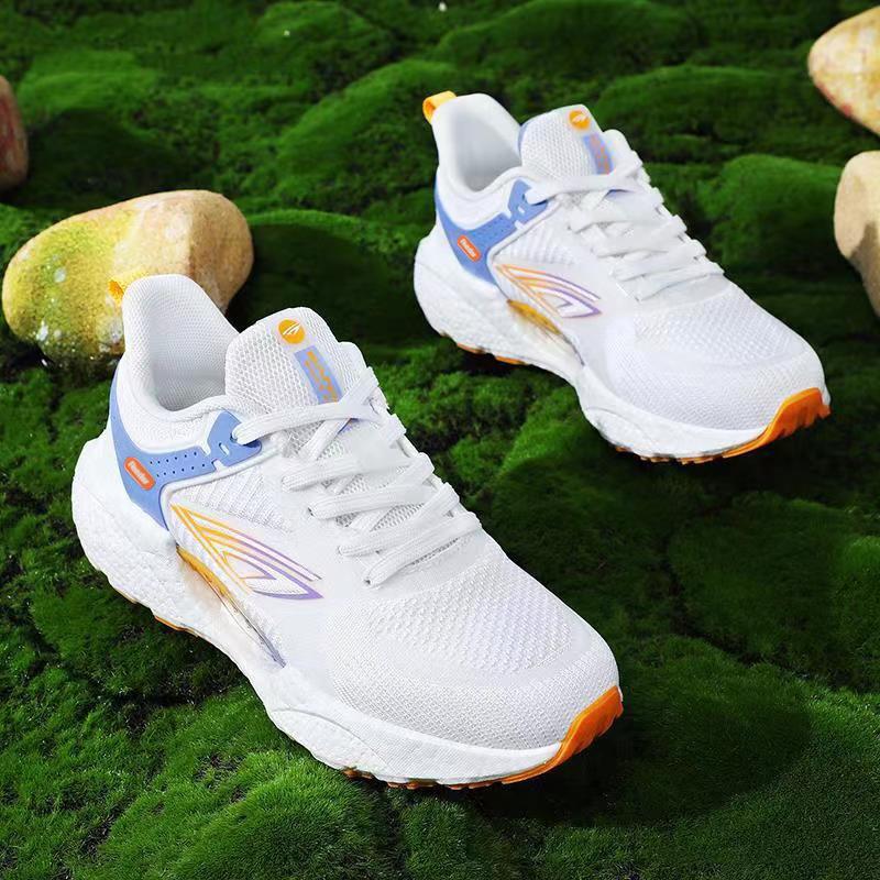 

Дышащая женская повседневная обувь с сеткой, легкая противоскользящая женская спортивная обувь на мягкой подошве 40 белый